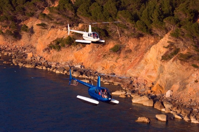 Sobrevolando la costa